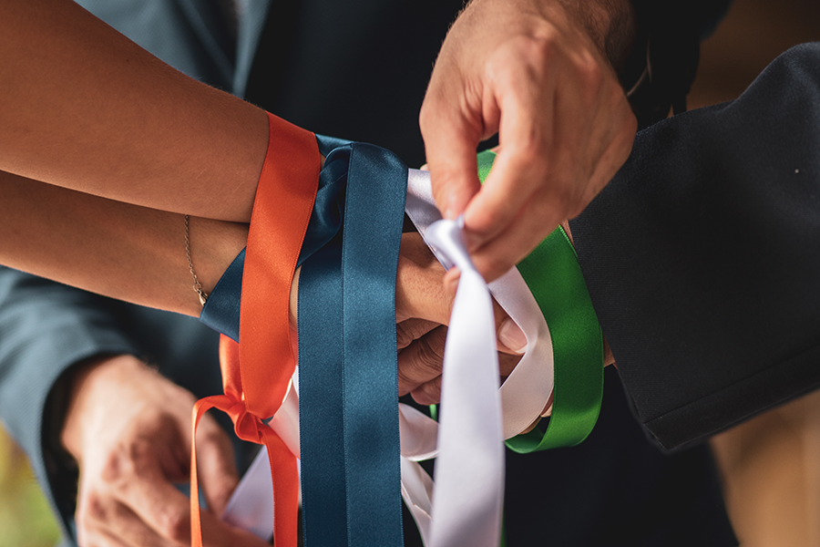 Cérémonie laïque - Rituel des rubans - Photographe Rev'Eure 27 -76