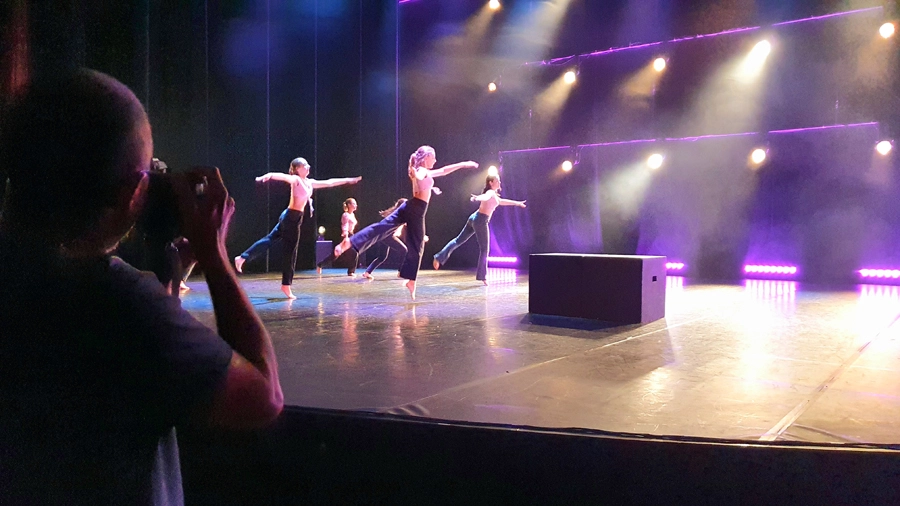 Photo Backsatge coulisse scène spectacle danse Espace Philippe Auguste Vernon - Photographe Rev'Eure 27