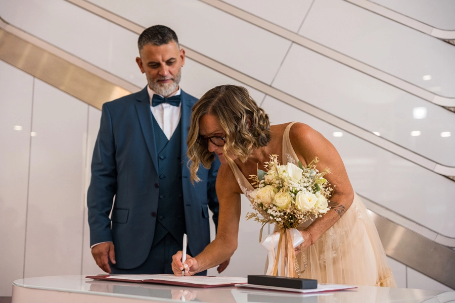 Signature des mariés - Mariage Mairie - Rev'Eure